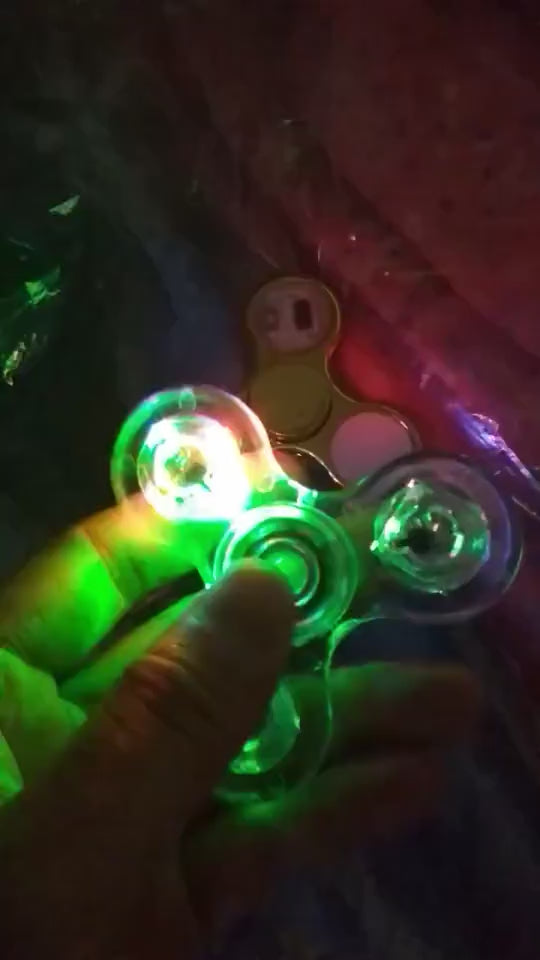 Luminous LED light Fidget Spinner Hand Top Spinner